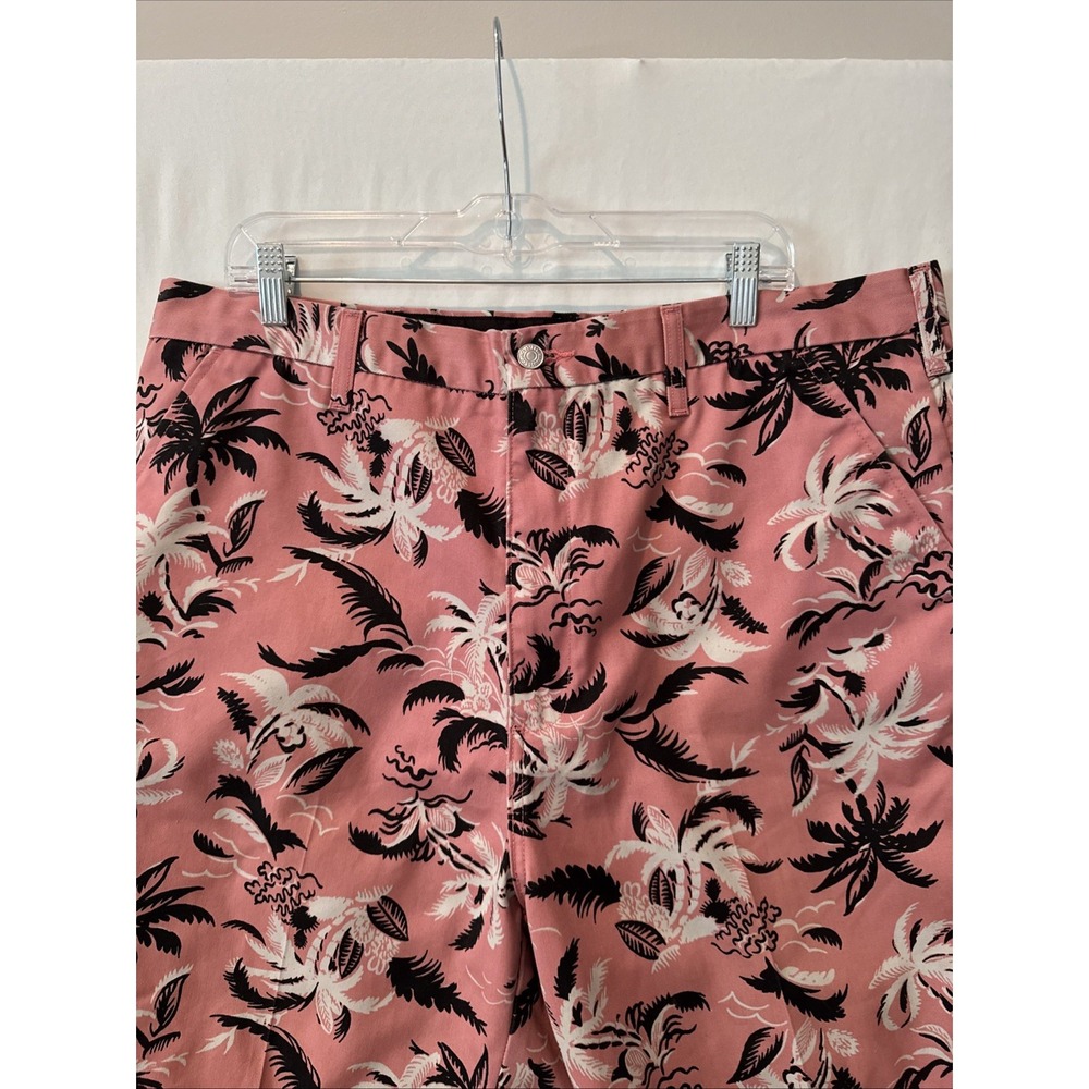 Levis Shorts Men 38 Pink Sta Prest Hawaiian Floral Tropical Vintage-Inspired 60s